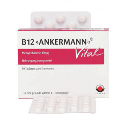 Витамин В12 Ankermann Vital (Метилкобаламин) таблетки 100мкг №50